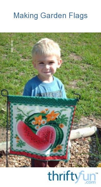 Making Garden Flags