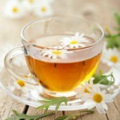 Chamomile Tea and Flowers