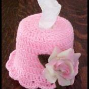 Finished tissue hat.