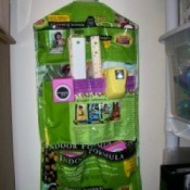 Craft Organizer From Dog Food Bag 