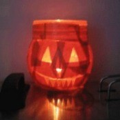 Jack-o-Lantern Candle Holder