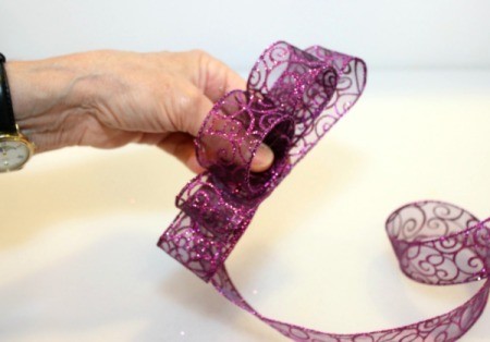 Wire Edged Ribbon Bow ThriftyFun