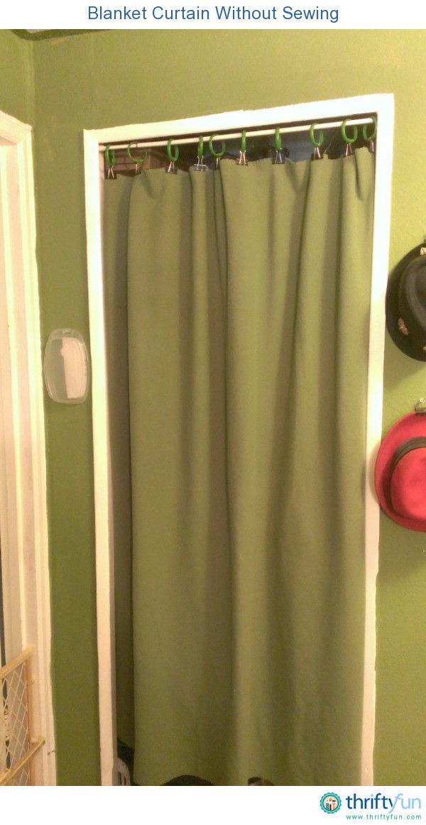 Blanket Curtain Without Sewing ThriftyFun