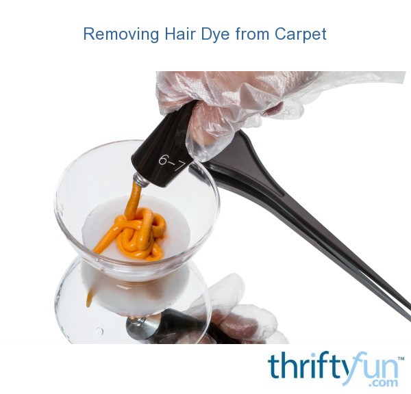Removing Hair Dye from Carpet ThriftyFun