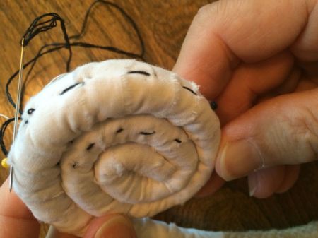 Tack Stitching a Coil Project