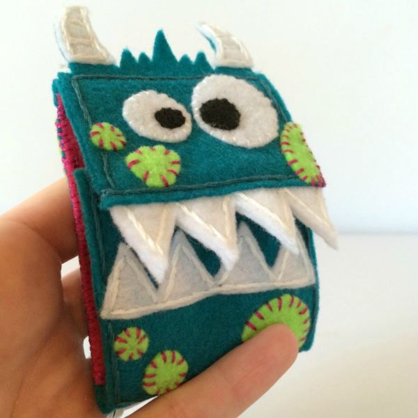 Making a Felt Monster Sewing Kit ThriftyFun