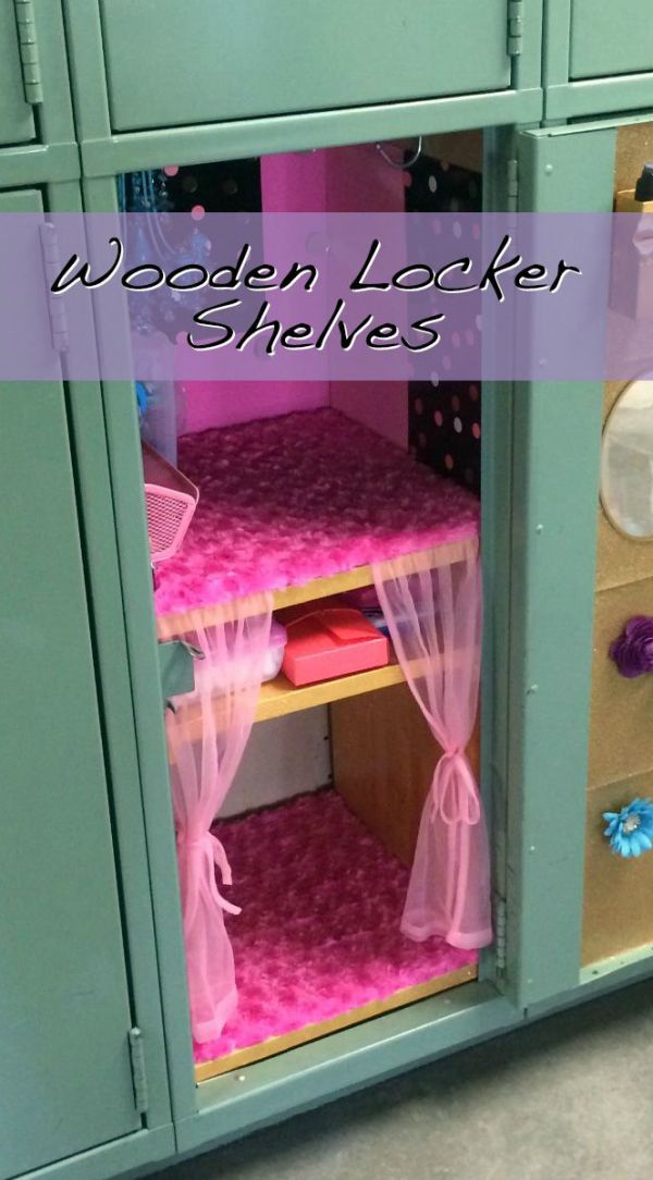 Making Wooden Locker Shelves | ThriftyFun