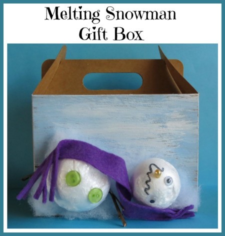 Melting Snowman Gift Box