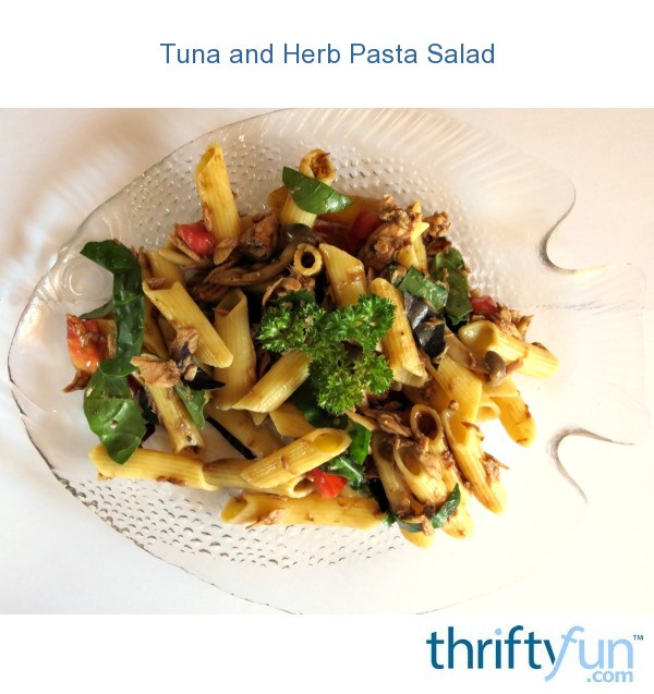 Tuna and Herb Pasta Salad ThriftyFun