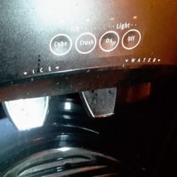 Why is my KitchenAid ice maker not working and its light blinking?