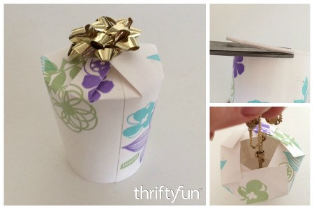 Making a Paper Cup Gift Box