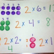 Painted Lego Math - supplies