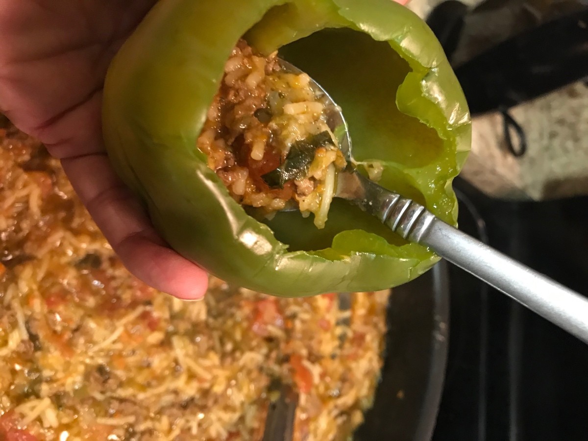 Easy Stuffed Green Peppers Thriftyfun