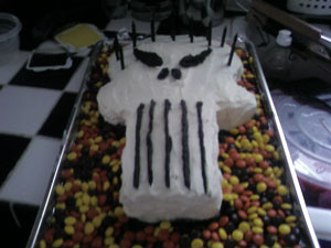 "The Punisher" Birthday Cake