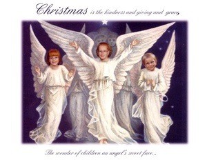 Christmas Angels Photo Card