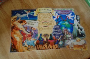 Craft Project: Christmas Card Collage Placemat