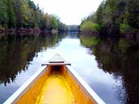 steering a canoe