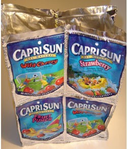 Juice Pouch Lunch Bag - Completed Bag