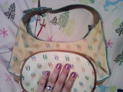 Dooney and bourke discount it bag discoloration