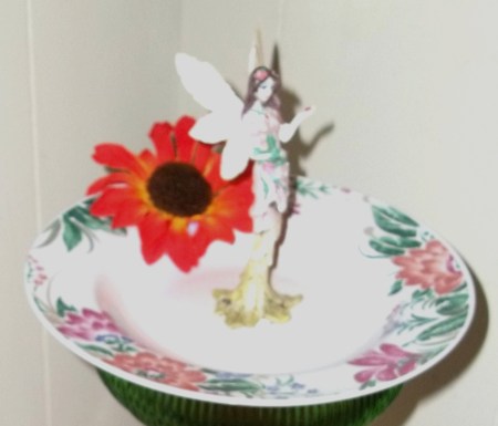 Hand Made Bird Bath Step 6