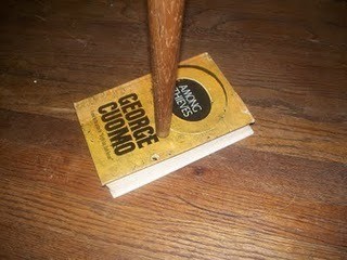 photo of a chair on the book safe