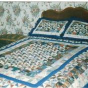 Photo of Quilt made from fabric sample