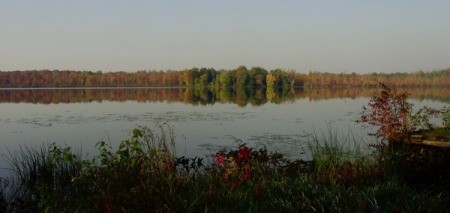 A lake in Western New York, suitable for fishing