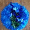 Photo of Blue Plastic Bag Wreath
