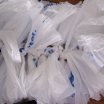 Photo of a Closeup Tied Plastic Bags