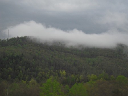 Clouds in the Mountains of West Virginia