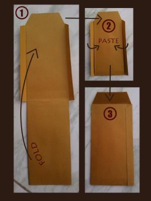 folding guide for envelop