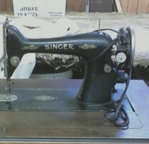 Vintage Singer sewing machine