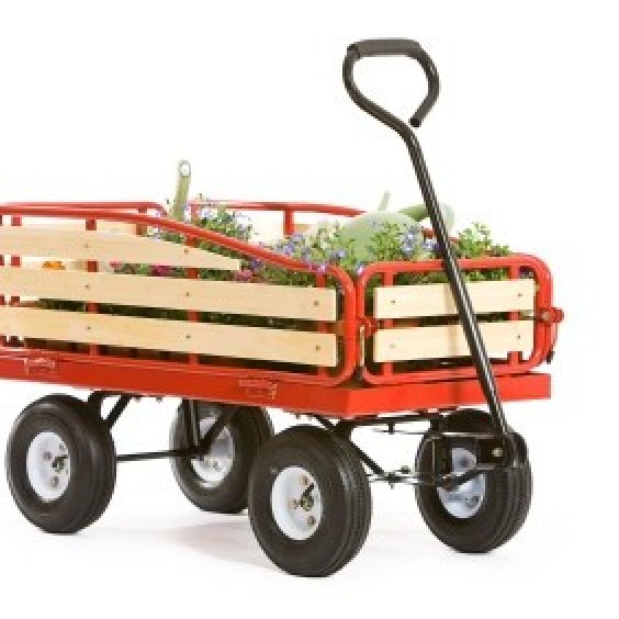Comparing Wheelbarrows and Garden Carts ThriftyFun
