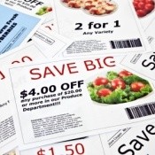 Pile of coupons