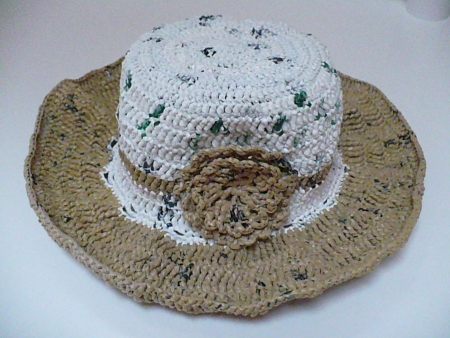 Finished Plarn hat
