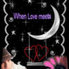 A picture collage designed on the computer, with the words "When Love Meets" over Kenny Chesney and other images.