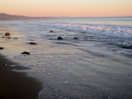 The beach near Santa Barbara, California.