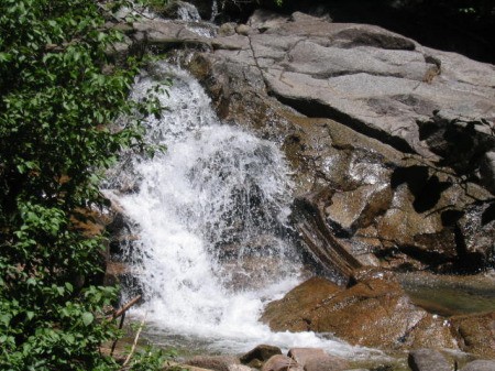 A stream over rocks at Missionary Ridge, CO