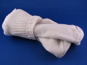 A picture of a pair of socks.