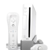 Wii console and controllers