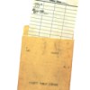 image of library due date card