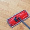 Cleaning Laminate Flooring, Red dry mop cleaning laminate floors
