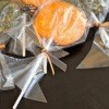 Orange and Black Halloween Lollipop Cookies