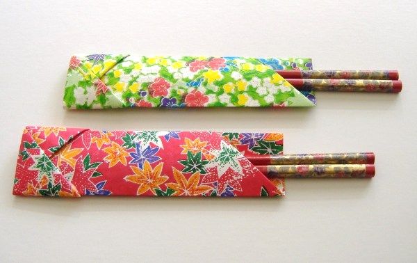 Origami Chopstick Sleeve