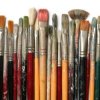 Picture of several paint brushes.