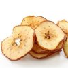 A pile of dried apple slices.