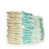 Pile of baby diapers.