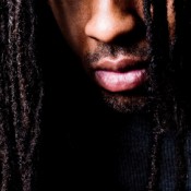 Closeup of African American Man with Dreadlocks