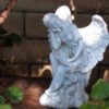White Garden Angel Statue