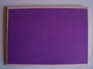 Purple Outer Card